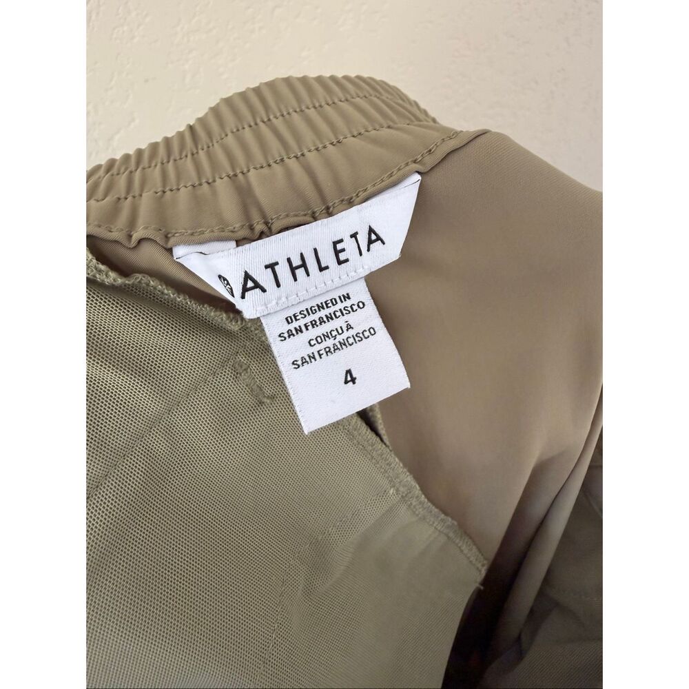Athleta Olive Green Wide‑Leg Pants - Picture 5 of 7